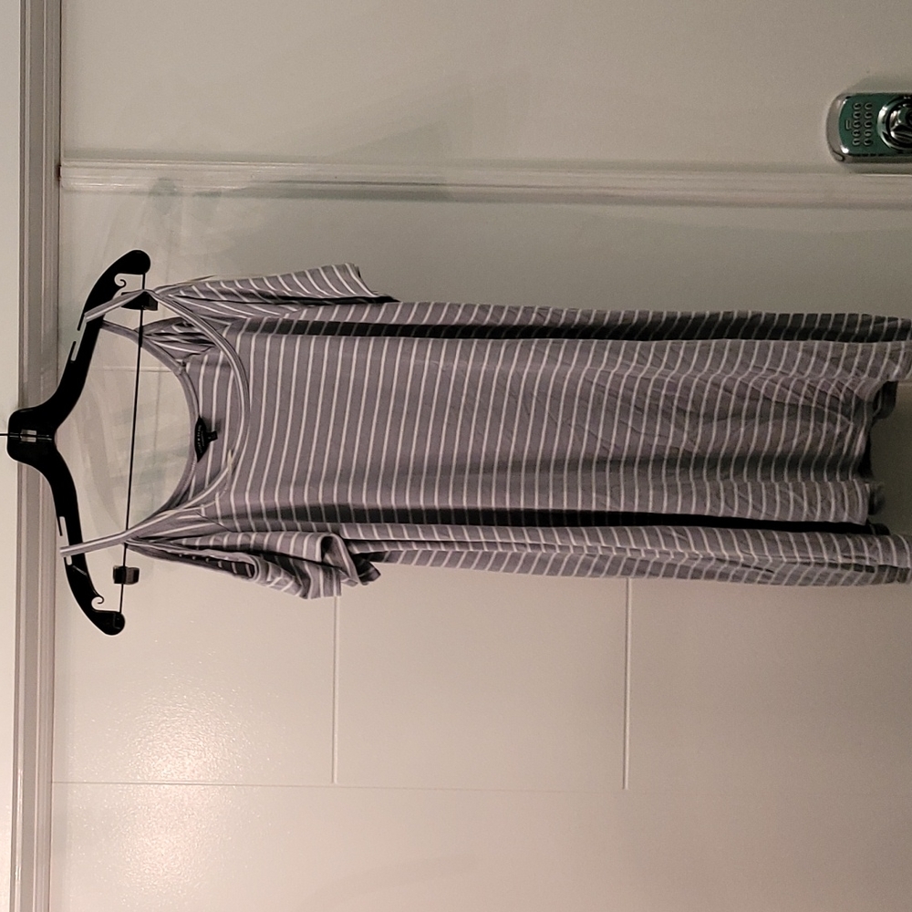 Lucky Brand swing dress mini grey